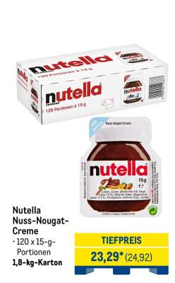 Nutella Nuss-Nougat-Creme