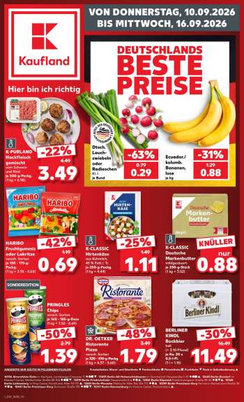 Prospekte Kaufland - 10.09.2026 - 16.09.2026.