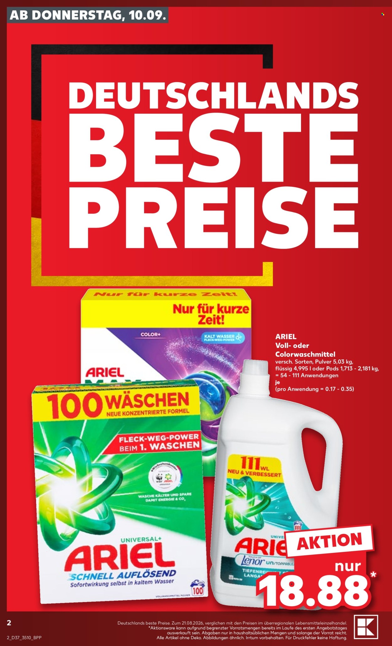 Kaufland Prospekte  - 10.09.2026 - 16.09.2026. Seite 2