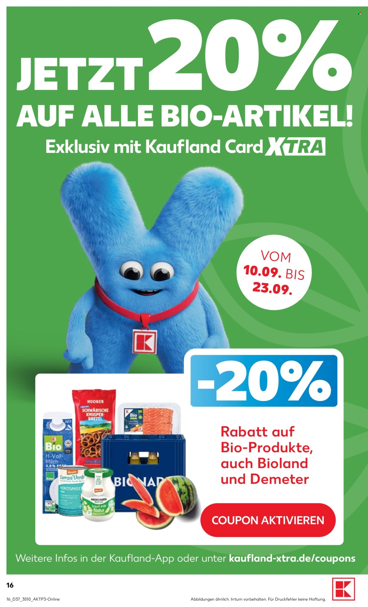 Kaufland Prospekte  - 10.09.2026 - 16.09.2026. Seite 16