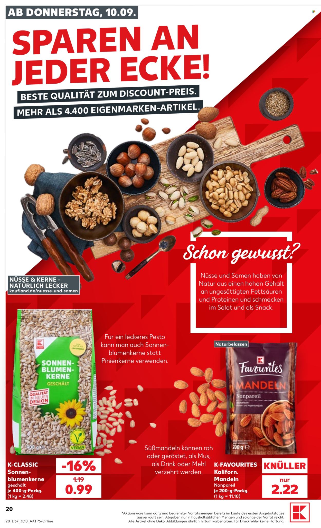 Kaufland Prospekte  - 10.09.2026 - 16.09.2026. Seite 20