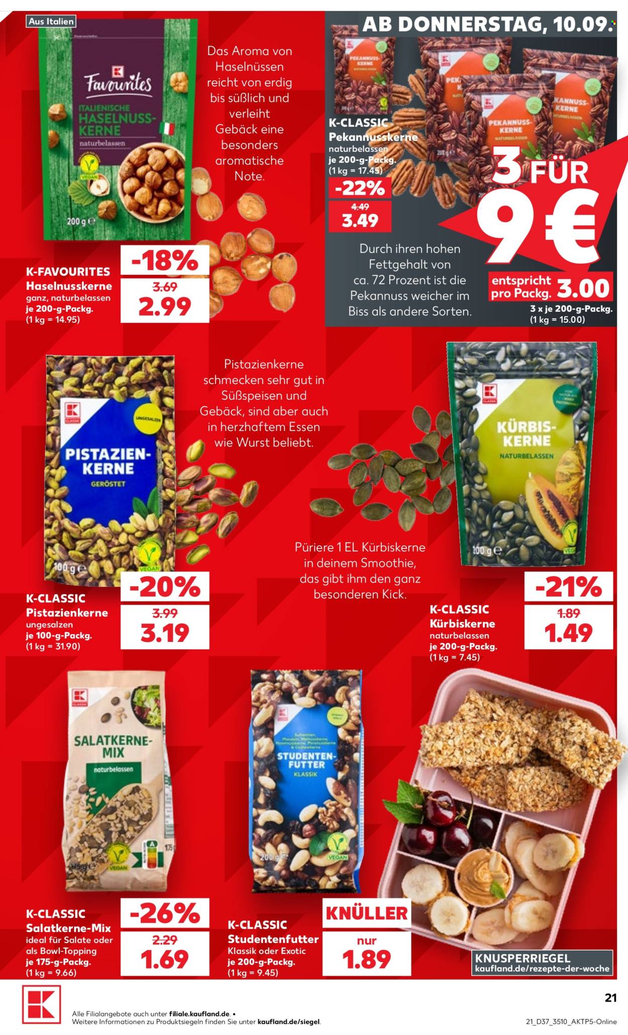 Kaufland Prospekte  - 10.09.2026 - 16.09.2026. Seite 21