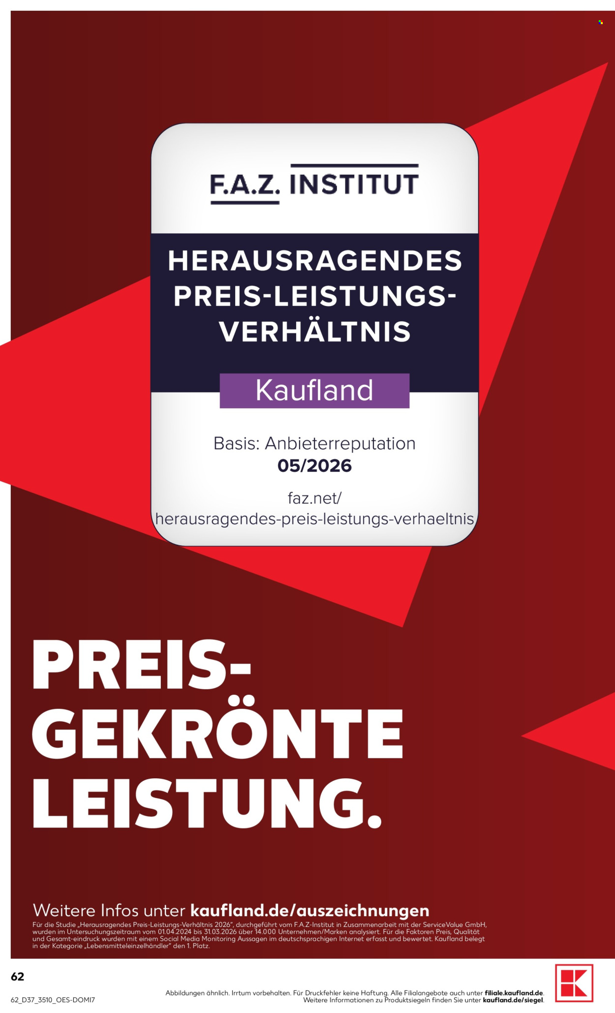 Kaufland Prospekte  - 10.09.2026 - 16.09.2026. Seite 62