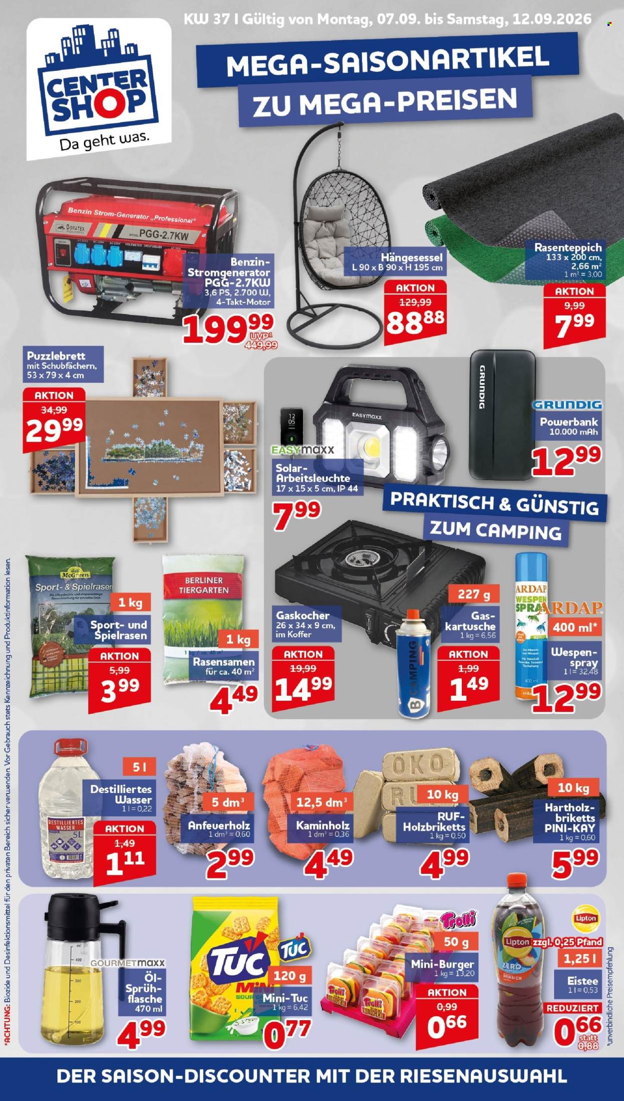 CENTERSHOP Prospekte  - 7.09.2026 - 12.09.2026. Seite 1
