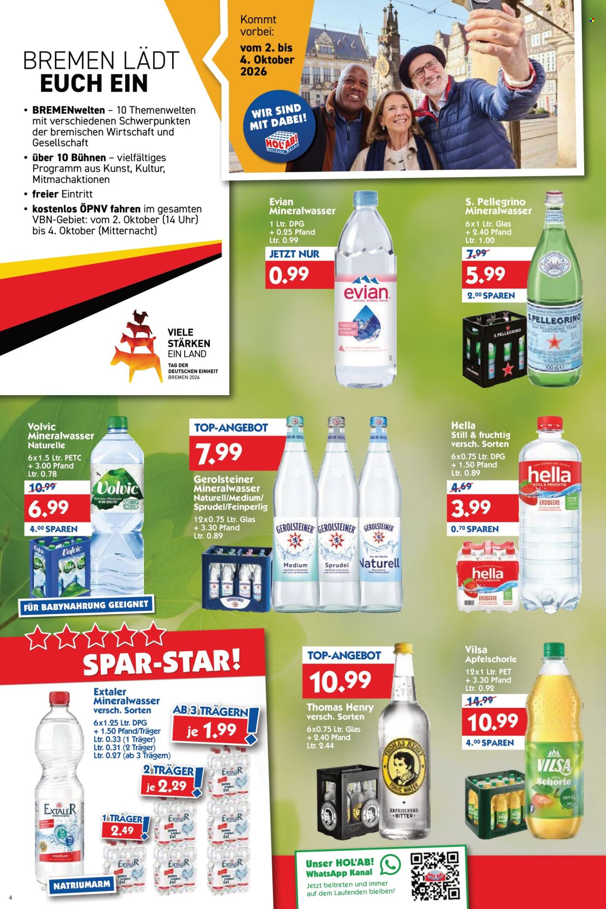 Hol'ab! Getränkemarkt Prospekte  - 7.09.2026 - 12.09.2026. Seite 4