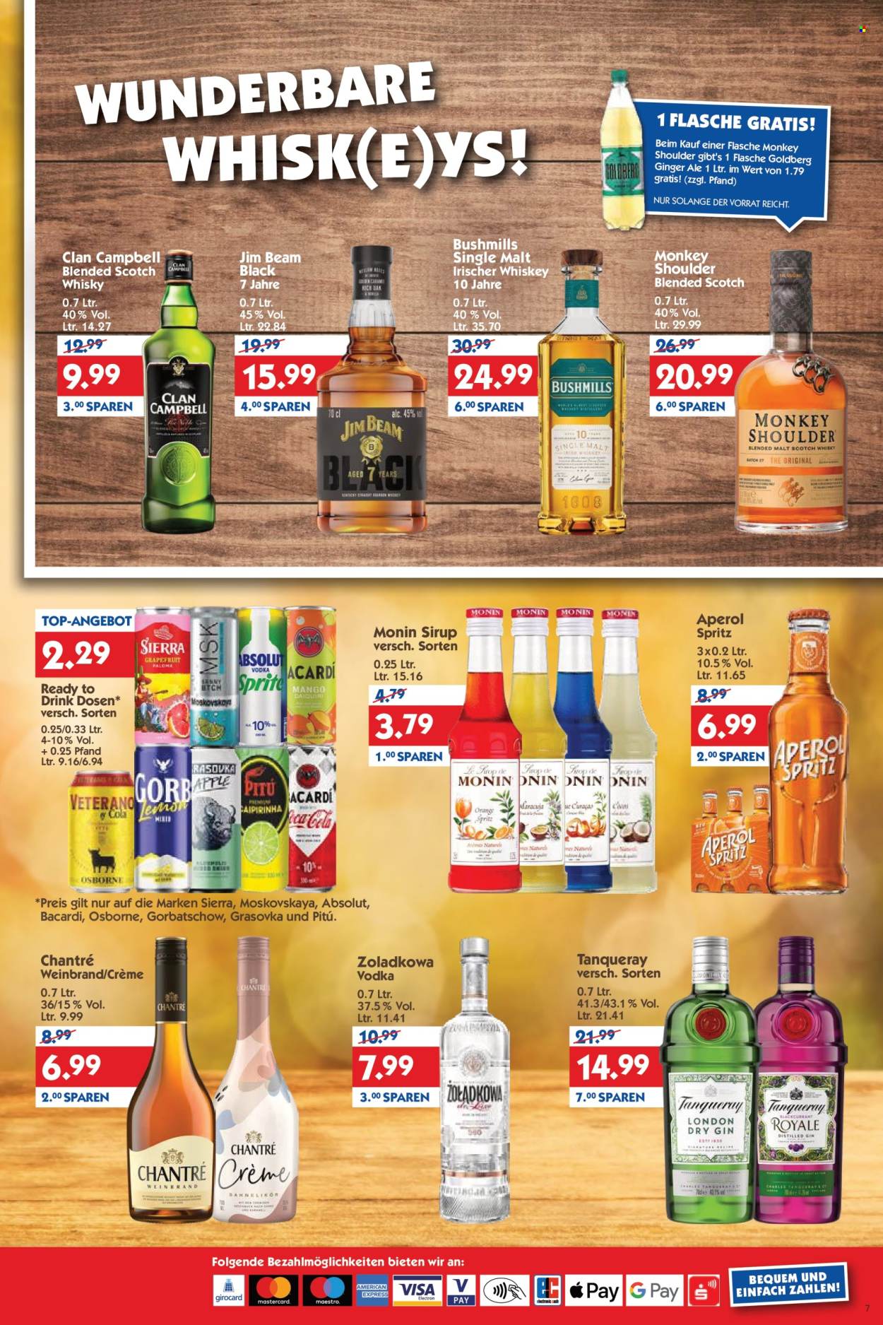 Hol'ab! Getränkemarkt Prospekte  - 7.09.2026 - 12.09.2026. Seite 7
