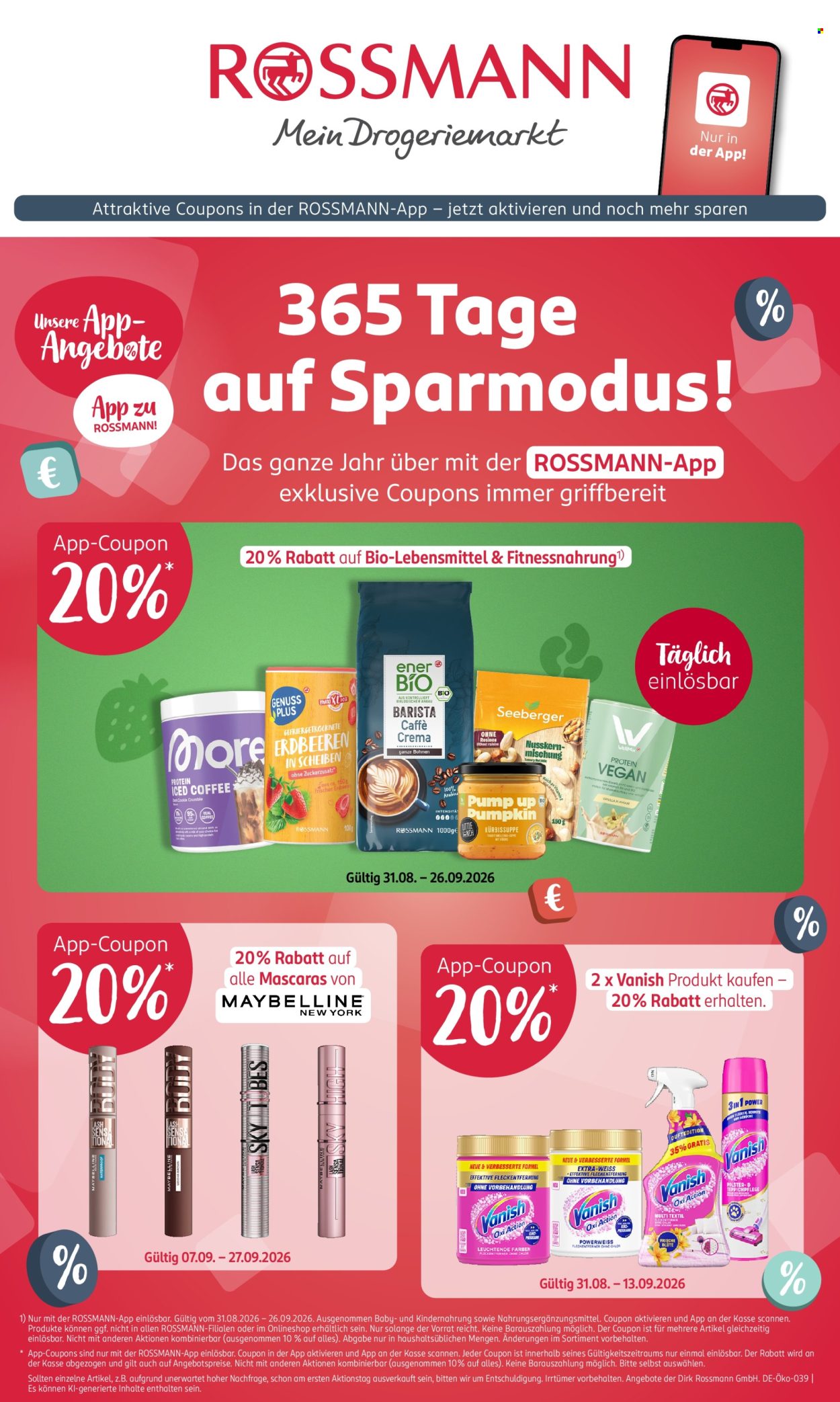 Rossmann Prospekte  - 31.08.2026 - 26.09.2026. Seite 1