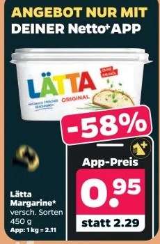 Lätta Margarine