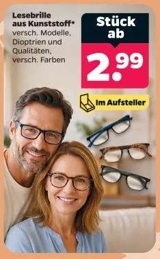 Lesebrille aus Kunststoff