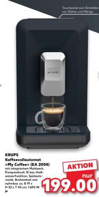 KRUPS Kaffeevollautomat »My Coffee« (EA 2004)