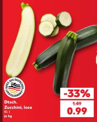 Dtsch. Zucchini, lose