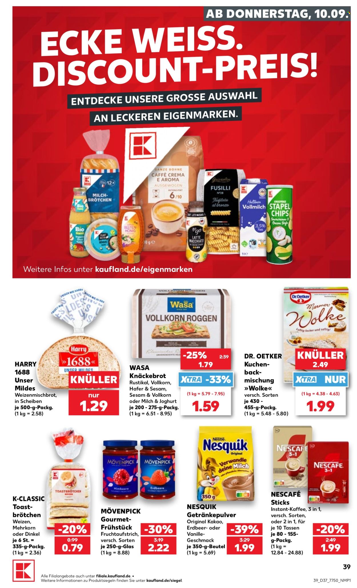 Kaufland Prospekte  - 10.09.2026 - 16.09.2026. Seite 39