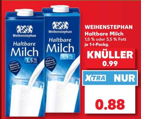 Weihenstephan Haltbare Milch