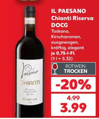 IL PAESANO Chianti Riserva DOCG