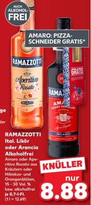 RAMAZZOTTI Ital. Likör oder Arancia Alkoholfrei