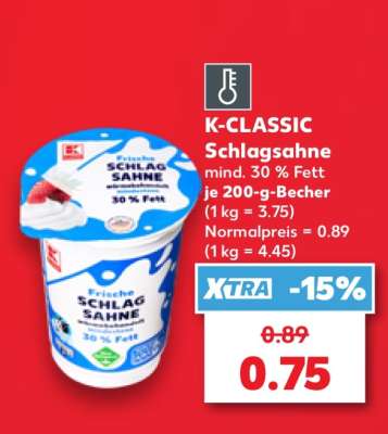 K-CLASSIC Schlagsahne