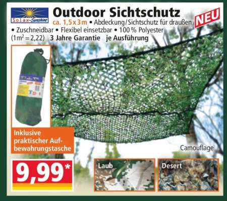 Outdoor Sichtschutz