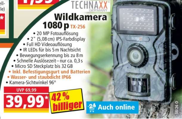 Wildkamera 1080 p TX-256