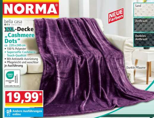 XXL-Decke „Cashmere Dots“