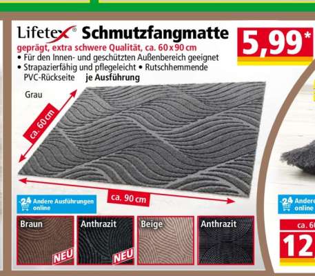 Lifetex Schmutzfangmatte