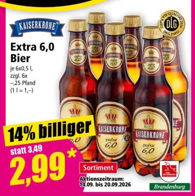 Extra 6,0 Bier