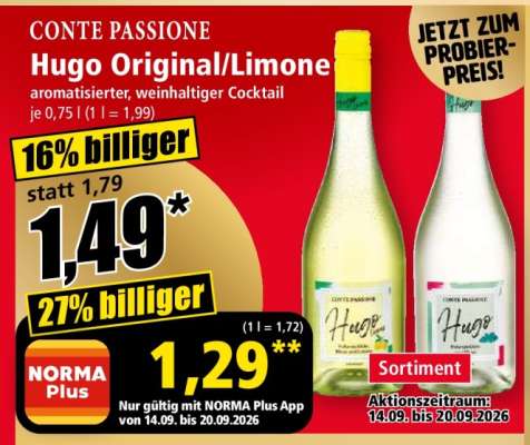 Hugo Original/ Limone