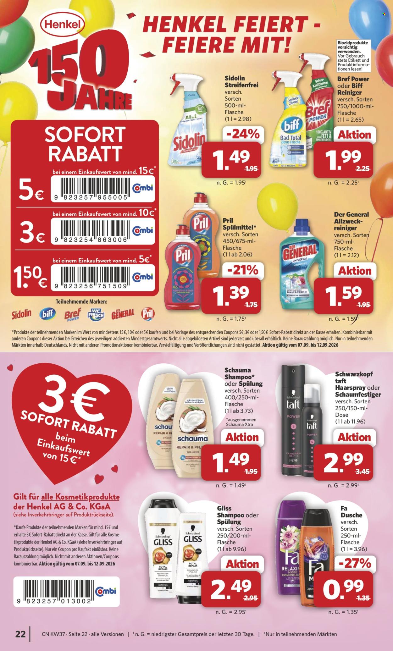 Combi Prospekte  - 7.09.2026 - 12.09.2026. Seite 24