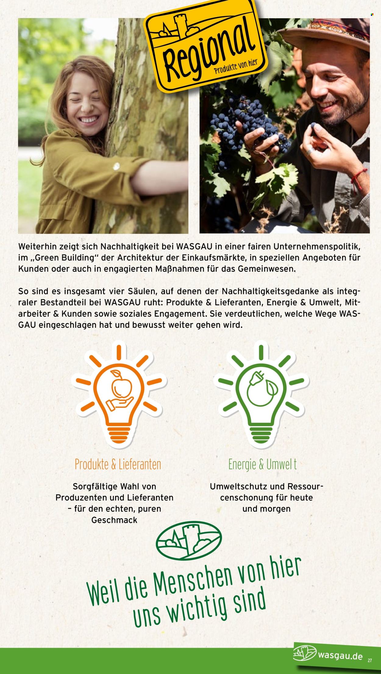 Wasgau Prospekte  - 7.09.2026 - 12.09.2026. Seite 27