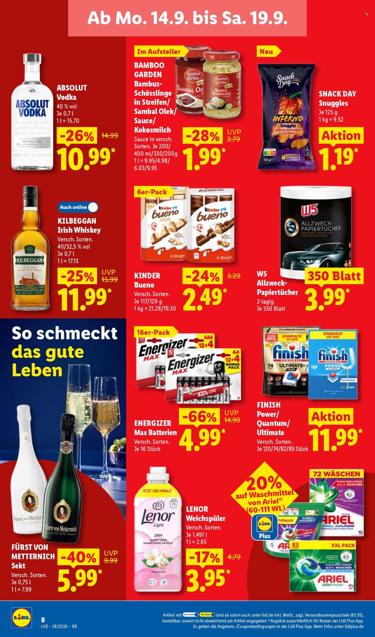 Lidl Prospekte  - 14.09.2026 - 19.09.2026. Seite 20