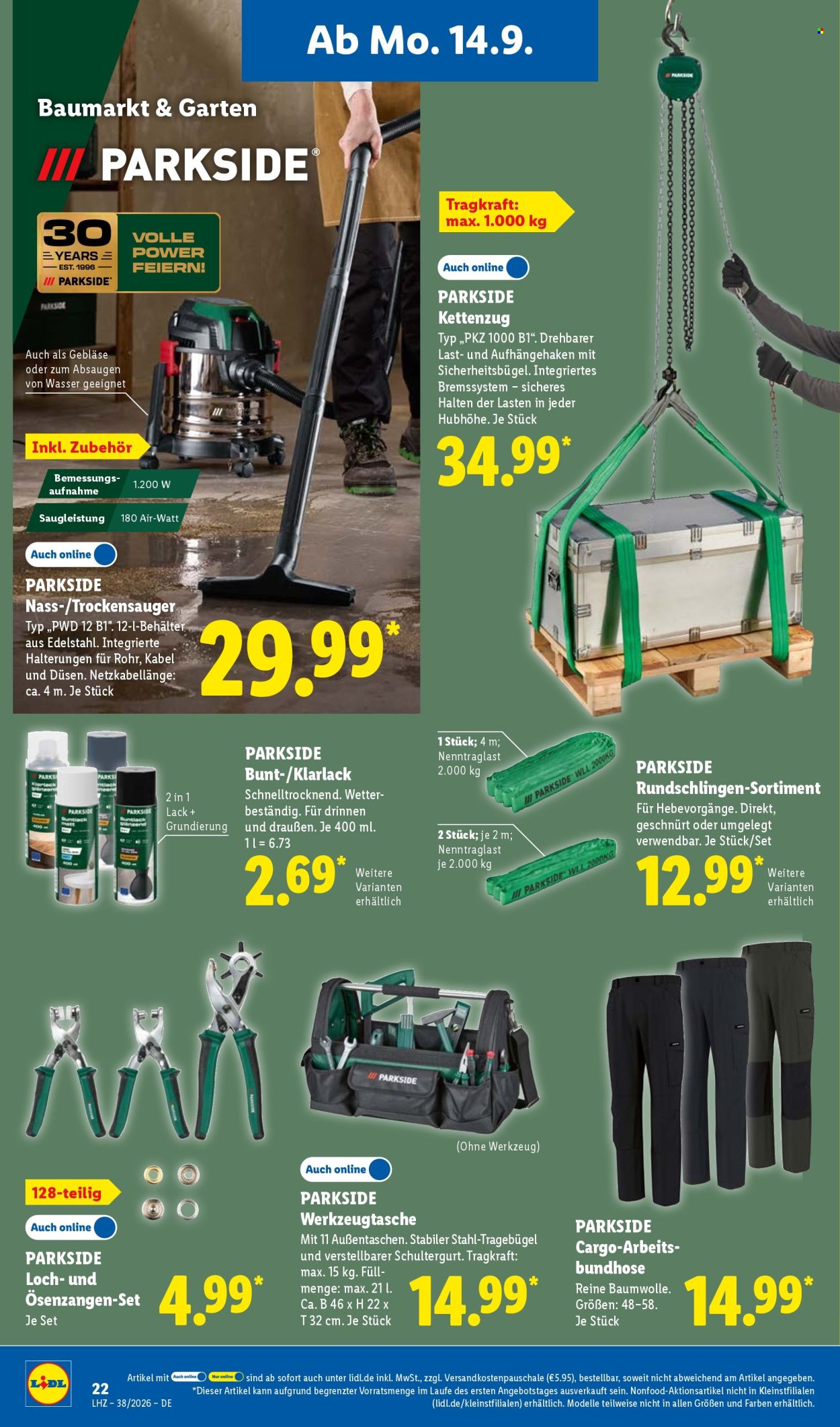 Lidl Prospekte  - 14.09.2026 - 19.09.2026. Seite 38