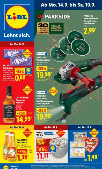 Prospekte Lidl - 14.09.2026 - 19.09.2026.