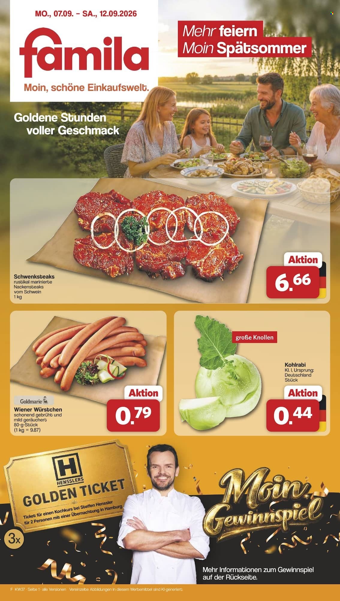 famila Prospekte  - 7.09.2026 - 12.09.2026. Seite 1