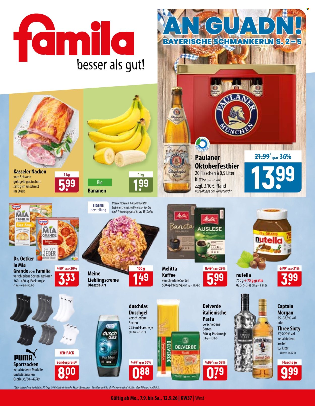 famila Prospekte  - 7.09.2026 - 12.09.2026. Seite 1