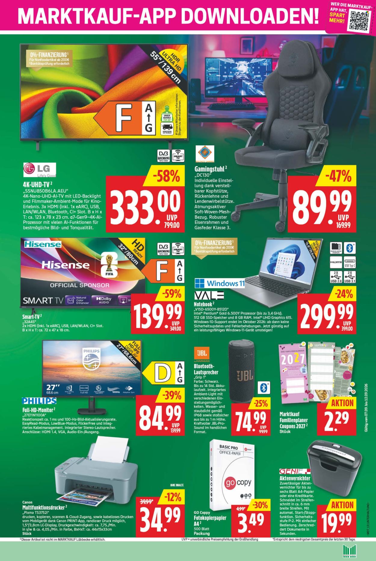 Marktkauf Prospekte  - 7.09.2026 - 12.09.2026. Seite 19