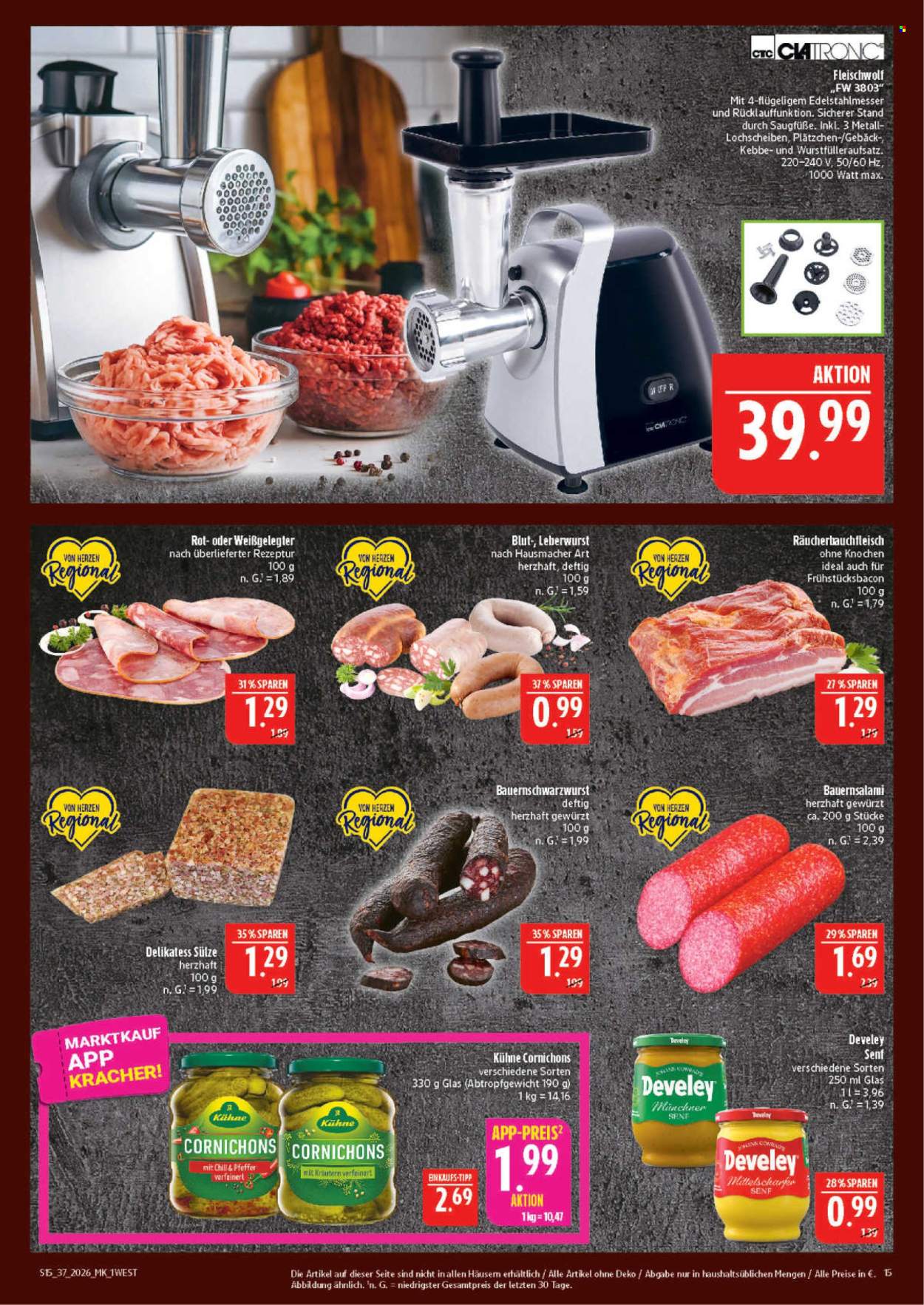 Marktkauf Prospekte  - 7.09.2026 - 12.09.2026. Seite 15
