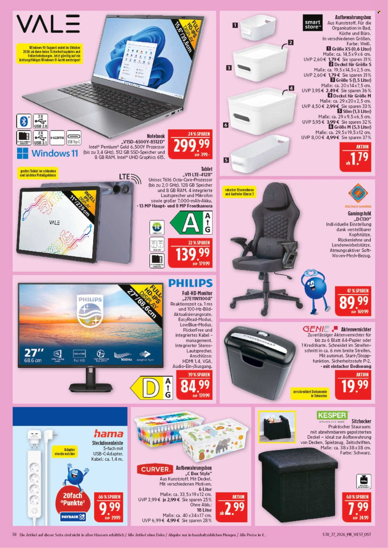 Marktkauf Prospekte  - 7.09.2026 - 12.09.2026. Seite 38