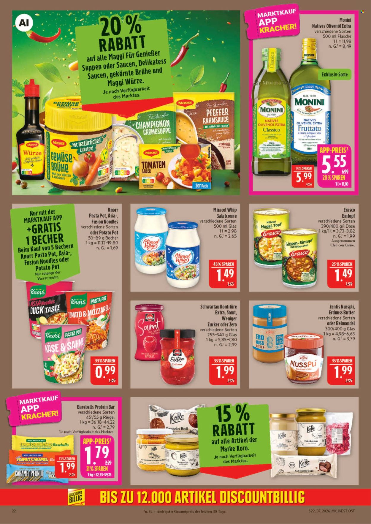 Marktkauf Prospekte  - 7.09.2026 - 12.09.2026. Seite 22