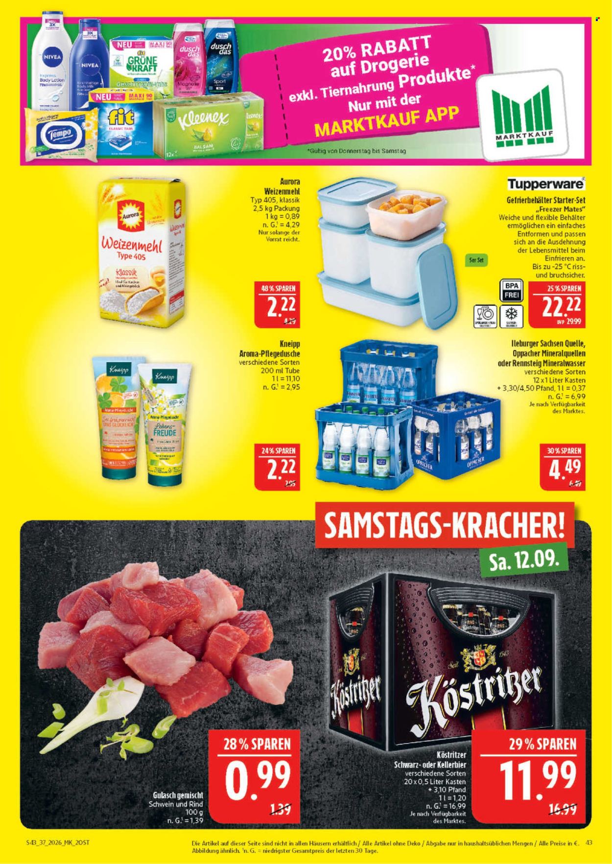 Marktkauf Prospekte  - 7.09.2026 - 12.09.2026. Seite 43