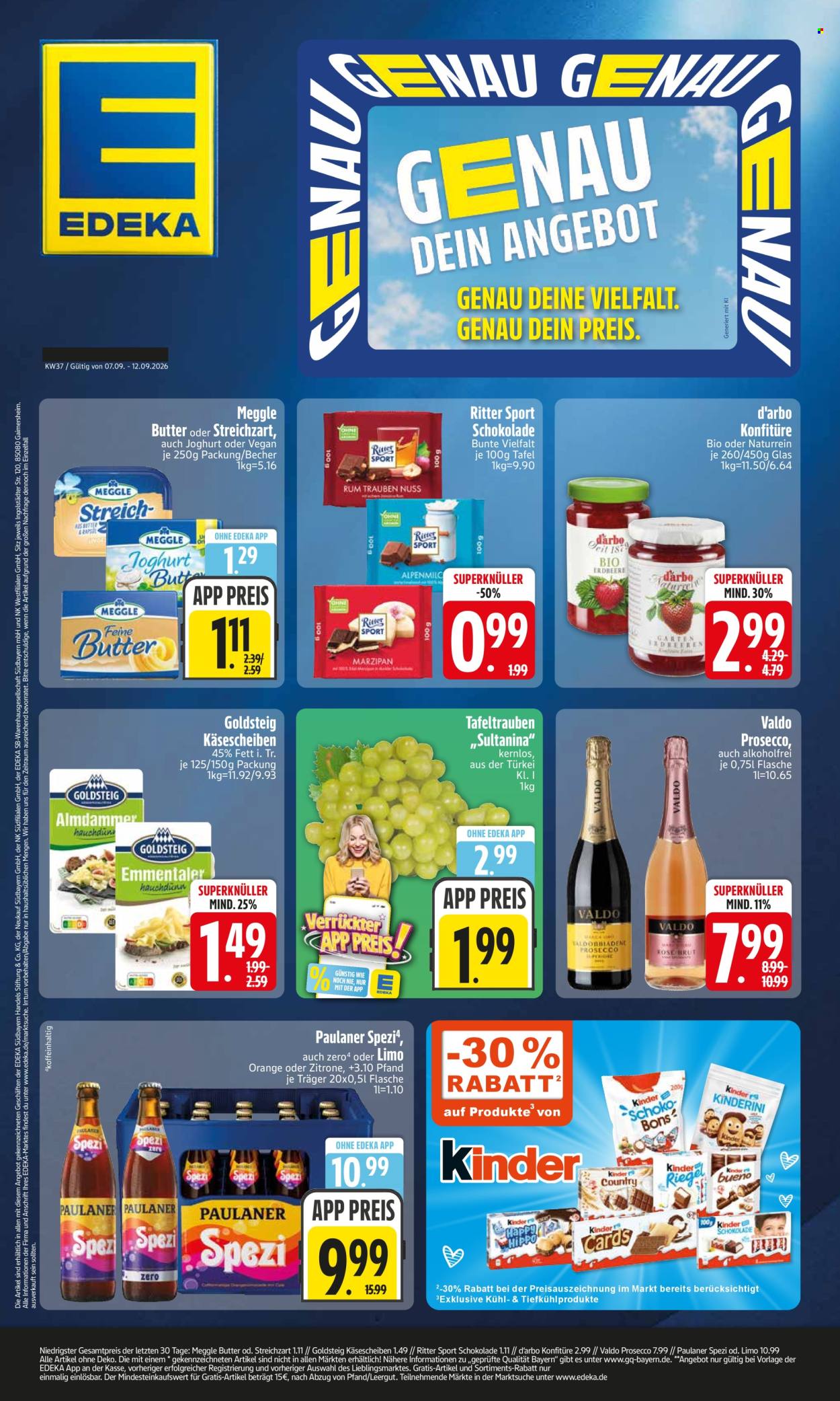 Edeka Prospekte  - 7.09.2026 - 12.09.2026. Seite 1