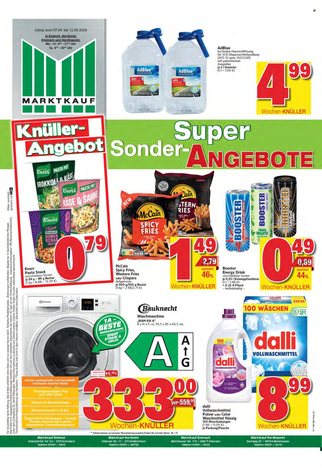 Marktkauf Prospekte  - 7.09.2026 - 12.09.2026. Seite 1
