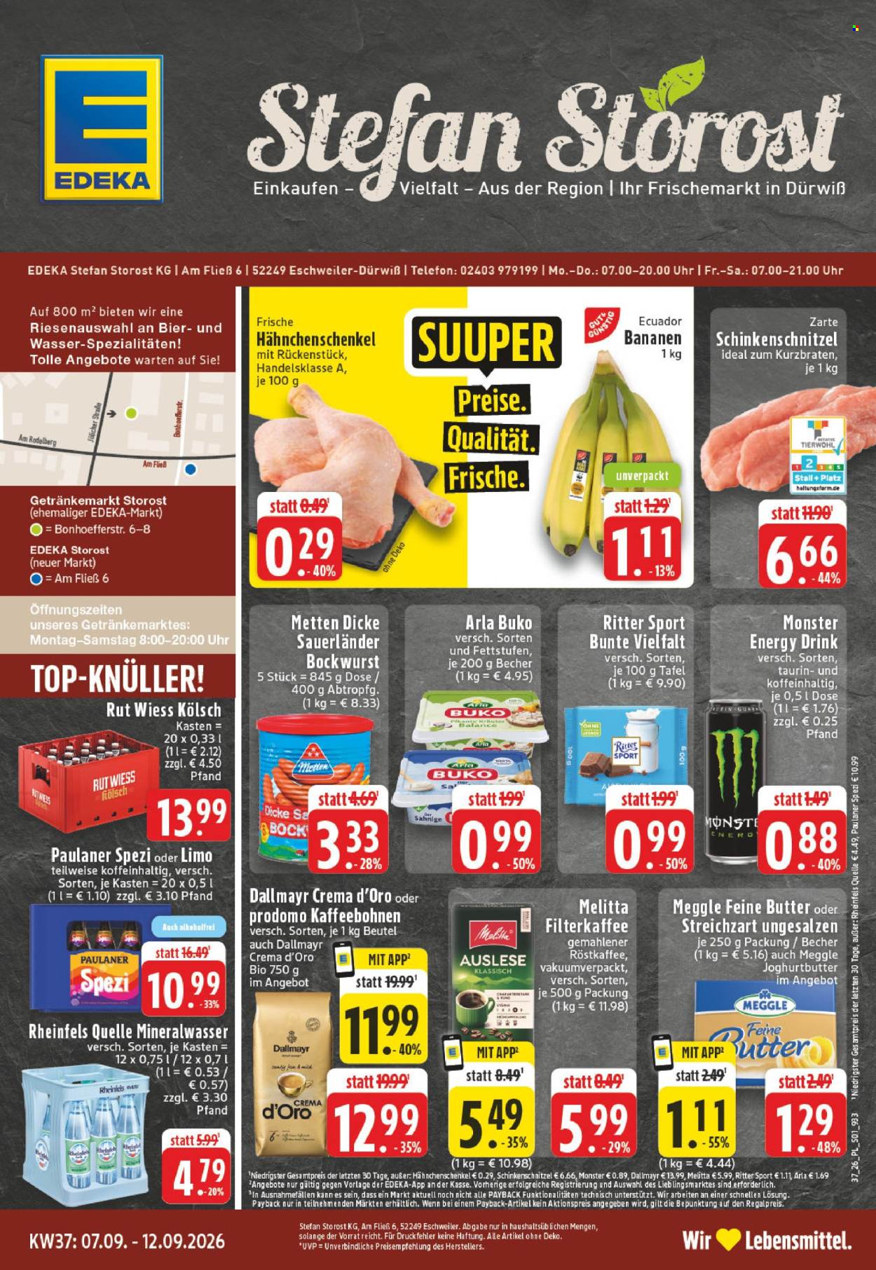 Edeka Prospekte  - 7.09.2026 - 12.09.2026. Seite 1