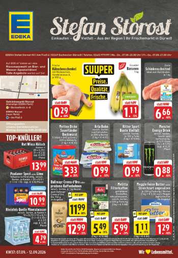 Prospekte Edeka - 7.09.2026 - 12.09.2026.