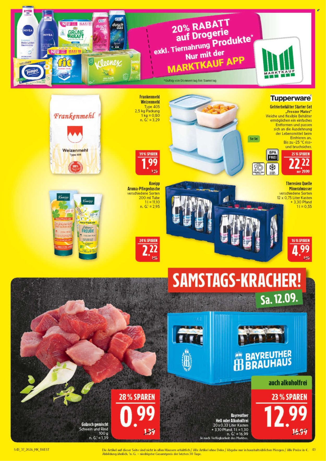 Marktkauf Prospekte  - 7.09.2026 - 12.09.2026. Seite 43