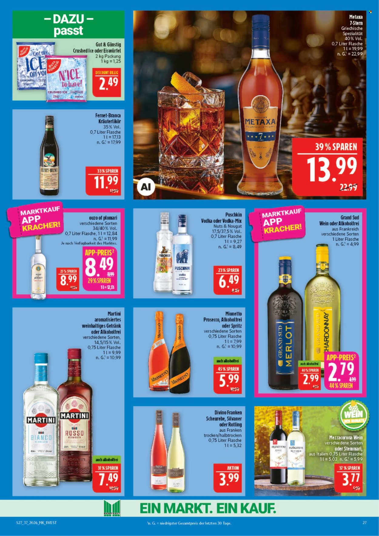 Marktkauf Prospekte  - 7.09.2026 - 12.09.2026. Seite 27