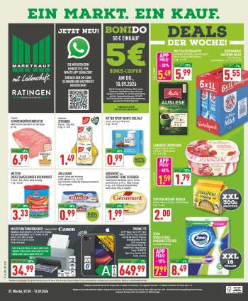 Prospekte Marktkauf - 7.09.2026 - 12.09.2026.