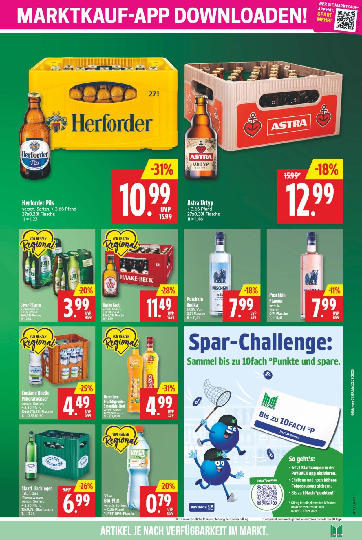 Marktkauf Prospekte  - 7.09.2026 - 12.09.2026. Seite 13