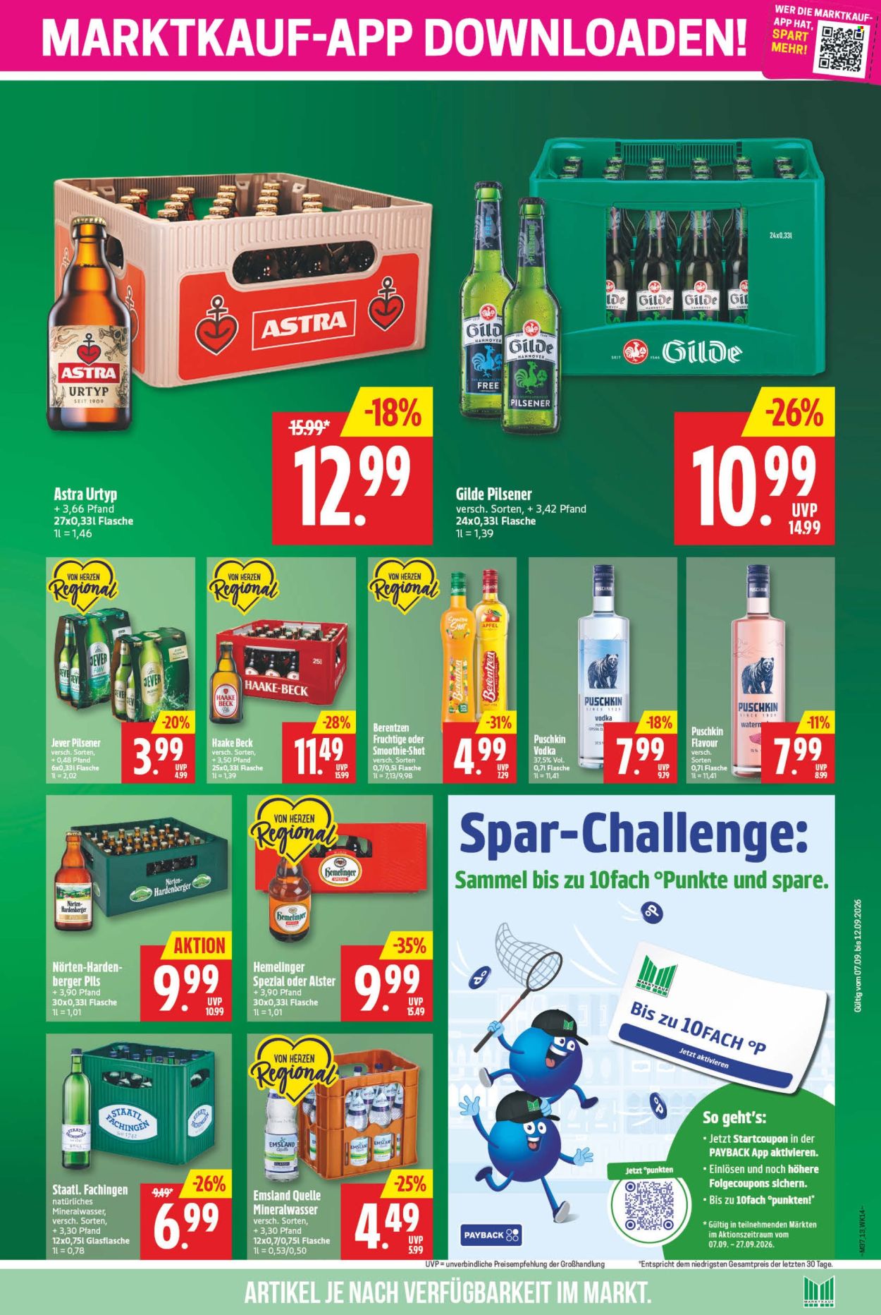 Marktkauf Prospekte  - 7.09.2026 - 12.09.2026. Seite 13