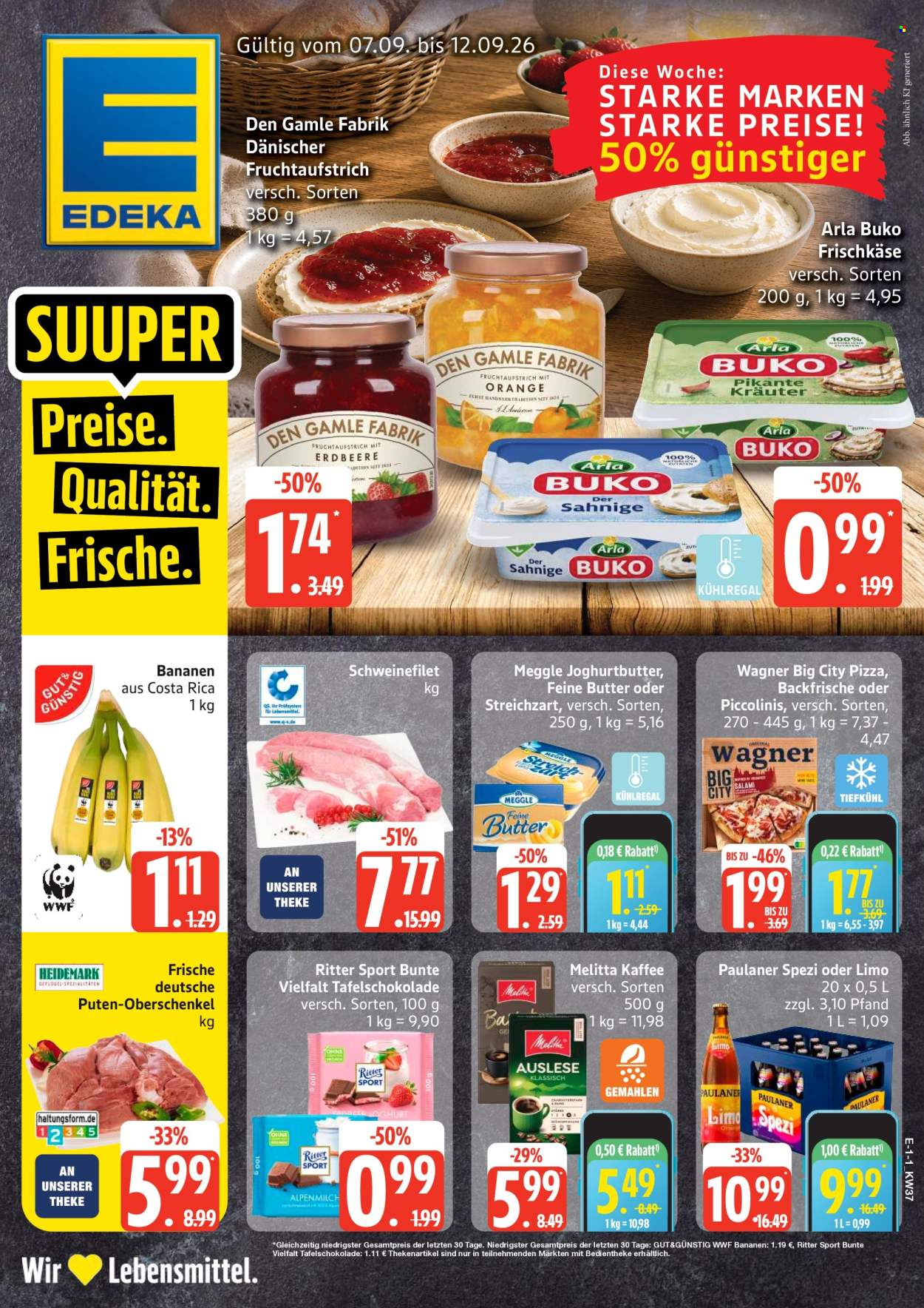 Edeka Prospekte  - 7.09.2026 - 12.09.2026. Seite 1