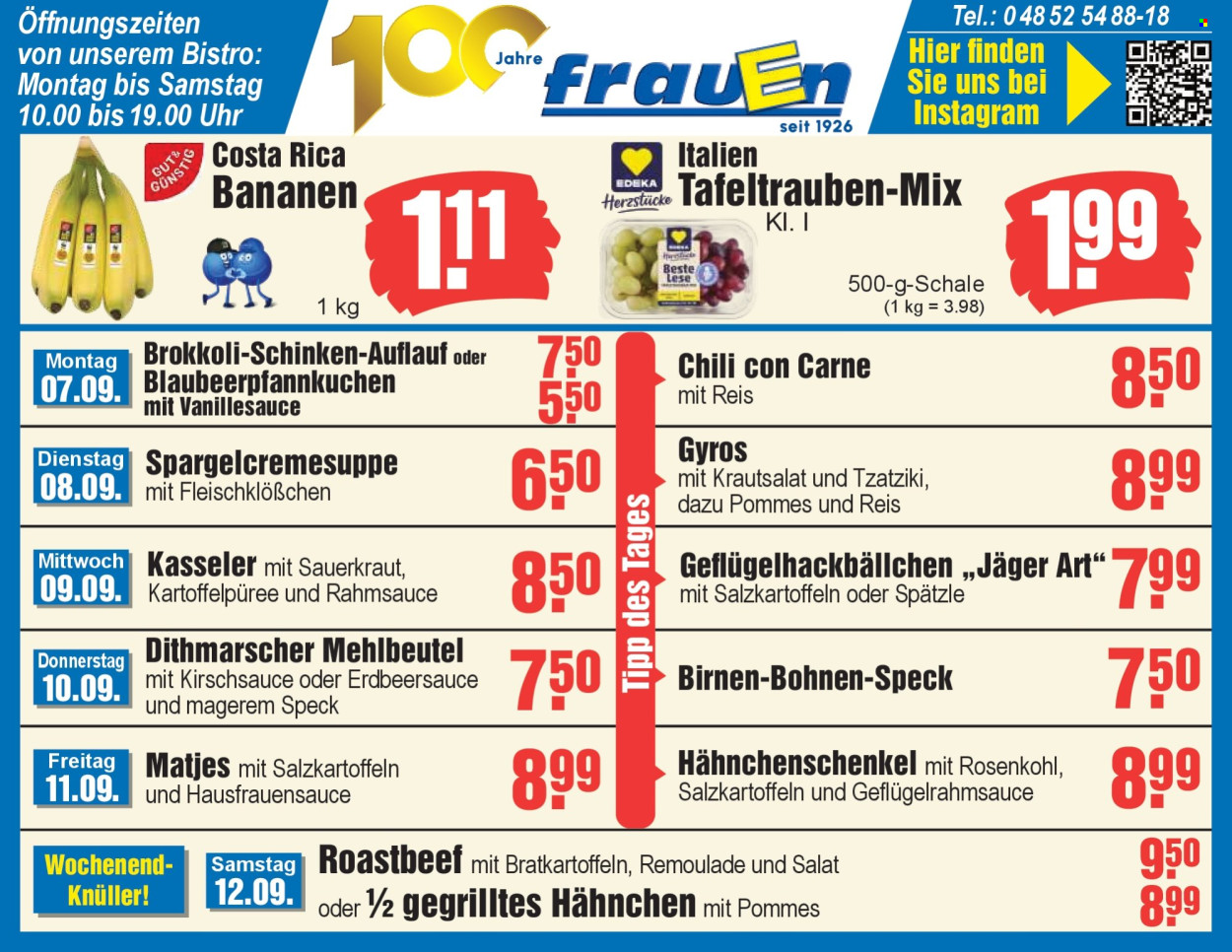 Edeka Prospekte  - 7.09.2026 - 12.09.2026. Seite 1