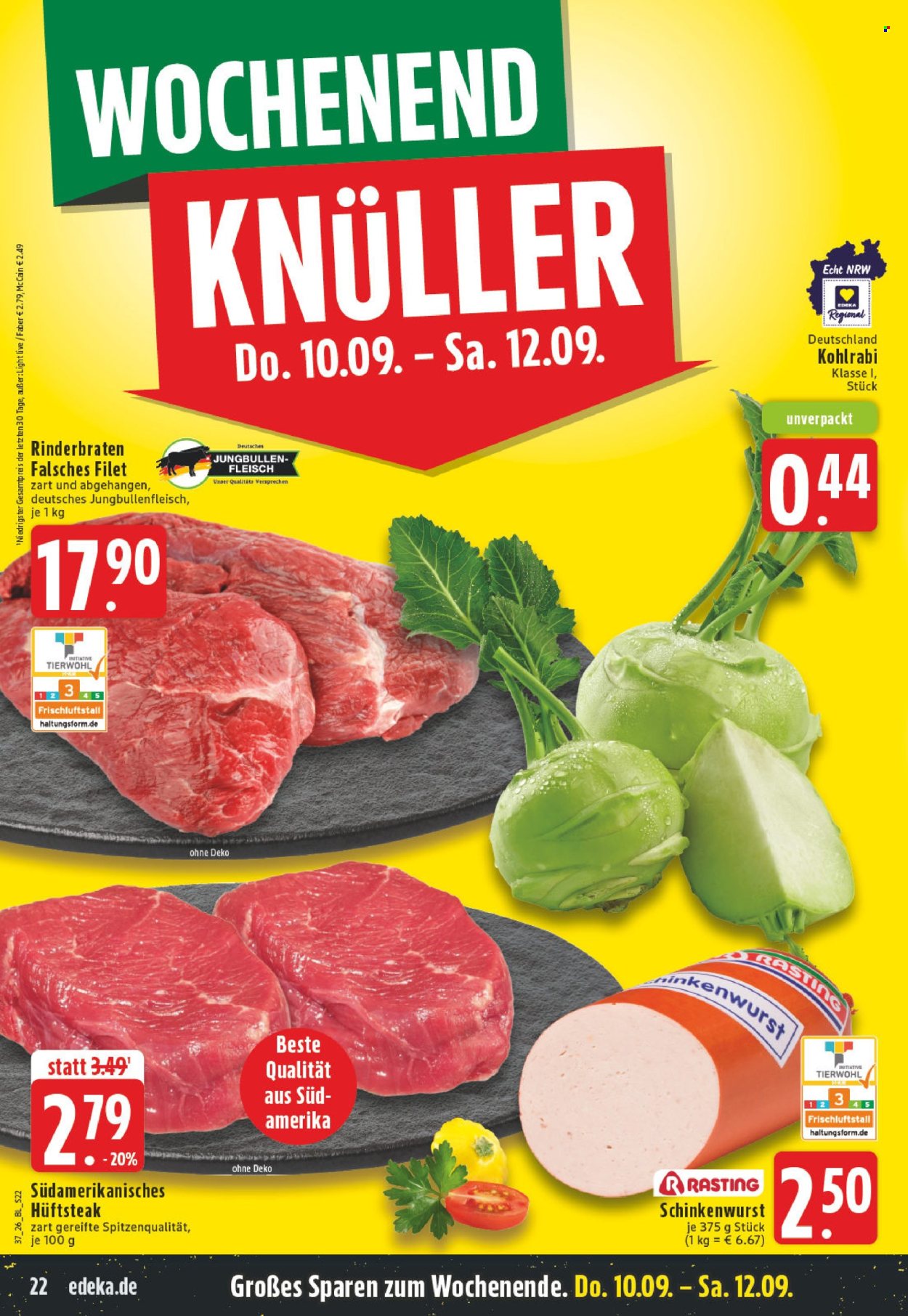 Edeka Prospekte  - 7.09.2026 - 12.09.2026. Seite 22